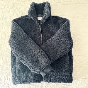 J.Crew Kids *like new* Navy Fleece Jacket